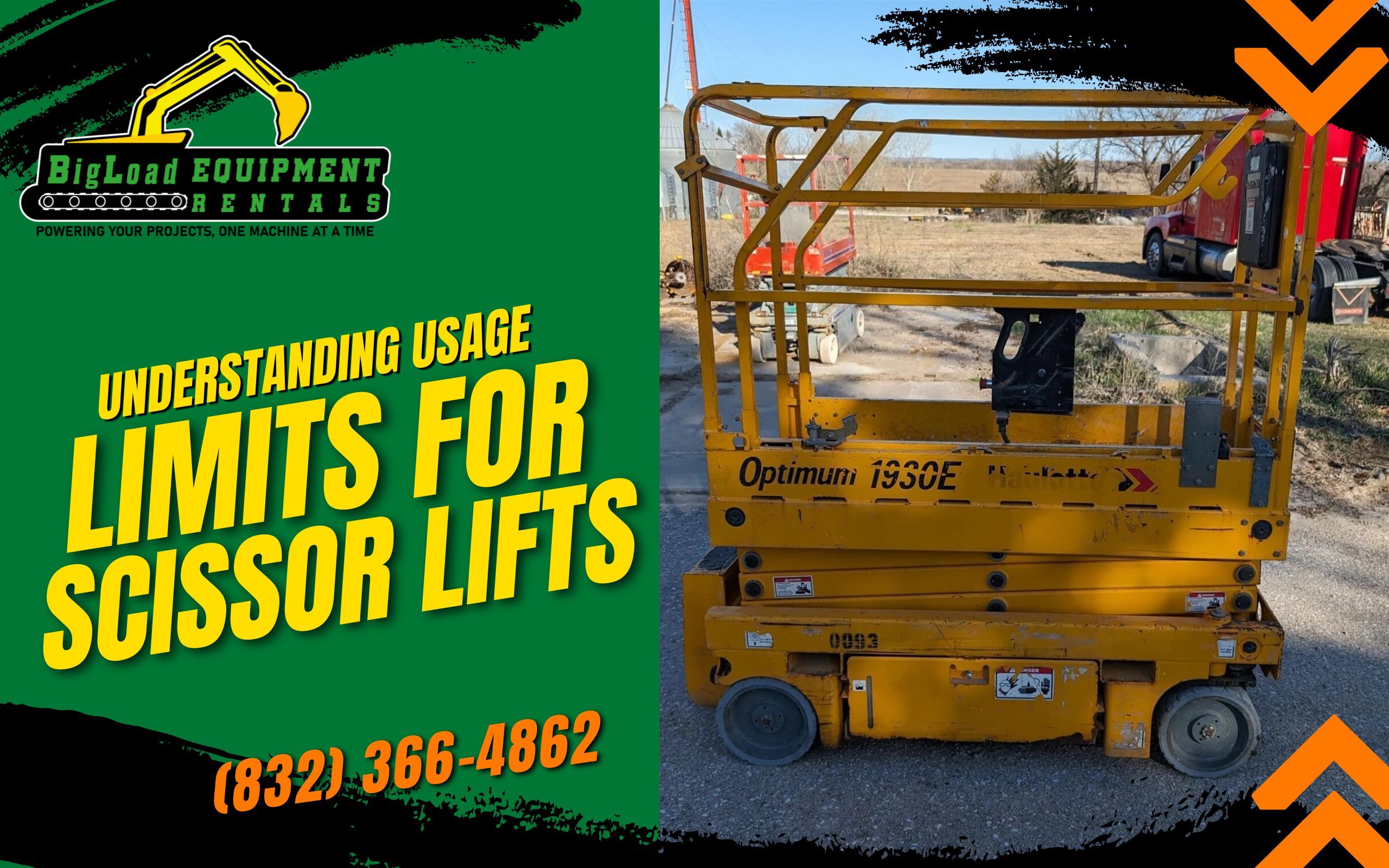Big Load Equipment Rentals Understanding Usage Limits for Scissor Lifts